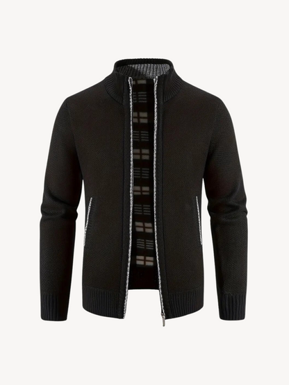 CORRADO - CARDIGAN CONFORTEVOLE CON ZIP