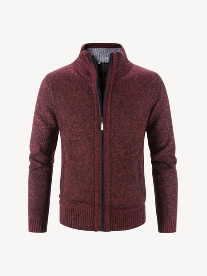 CORRADO - CARDIGAN CONFORTEVOLE CON ZIP