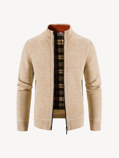 CORRADO - CARDIGAN CONFORTEVOLE CON ZIP