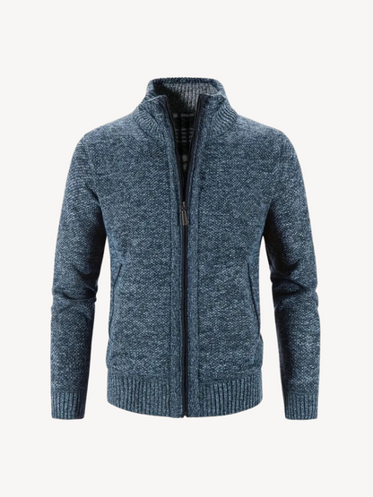 CORRADO - CARDIGAN CONFORTEVOLE CON ZIP