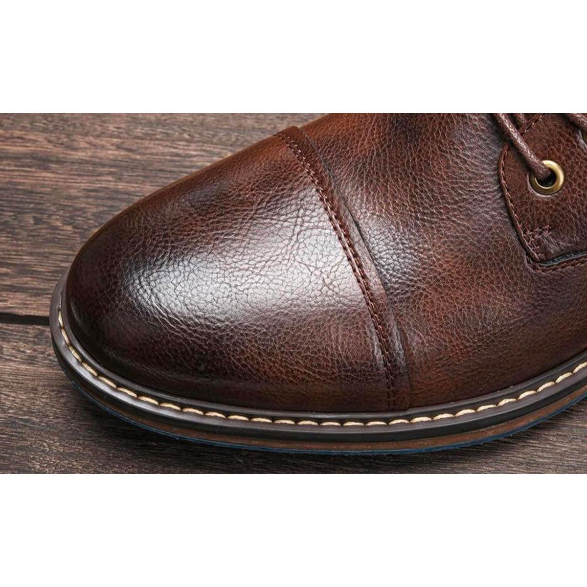 Brixton™ | Stivaletti Oxford in Pelle Premium Fatto a Mano