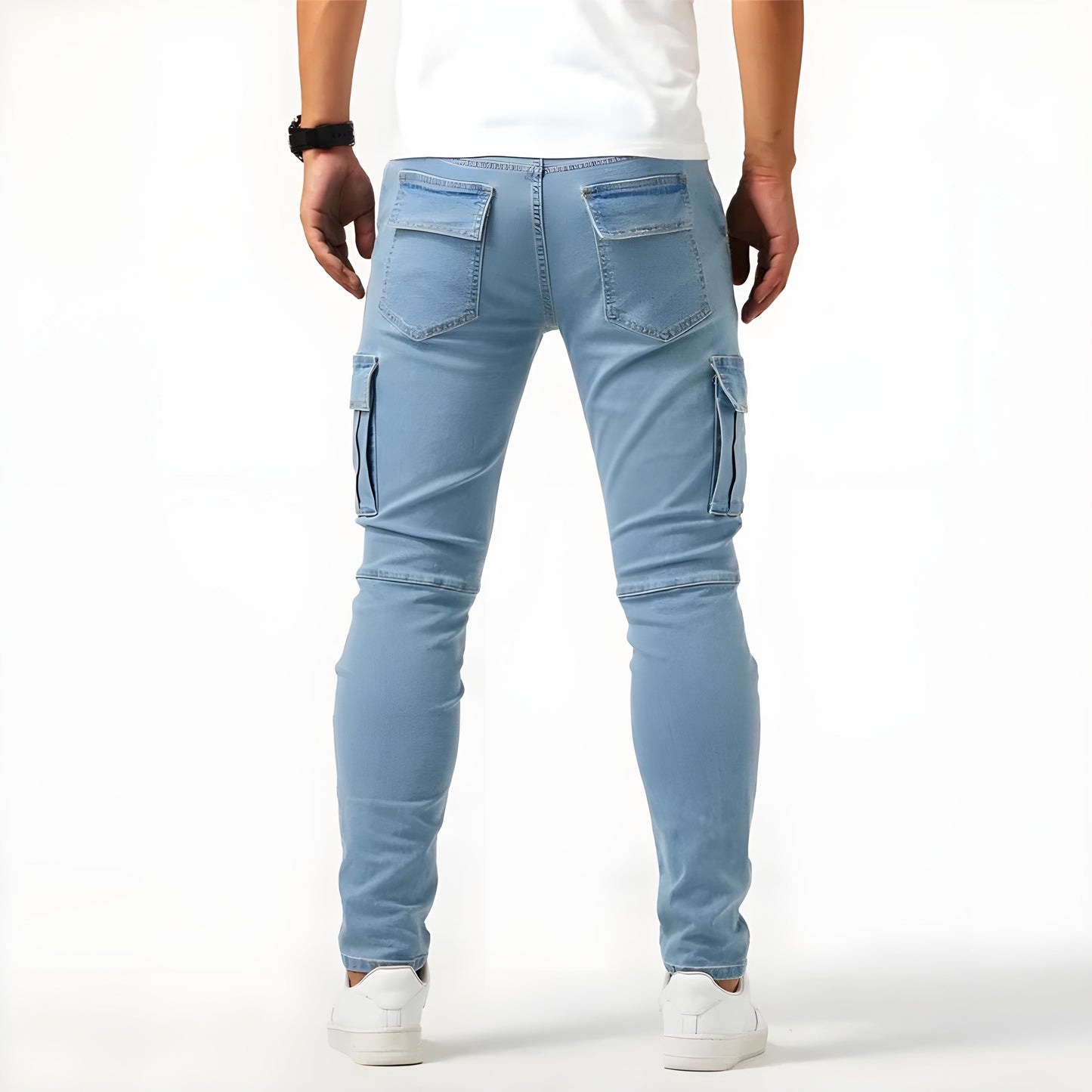 Samuel™ | Pantaloni cargo in denim stretch