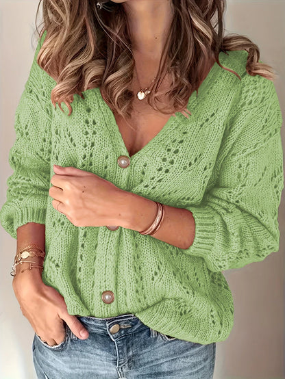 Le Clair™ | Cardigan in Maglia con Bottoni