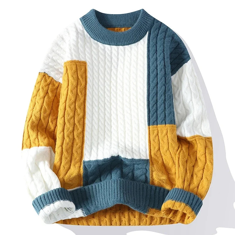 Le Clair™ | Pullover Color Block Casual per Uomini