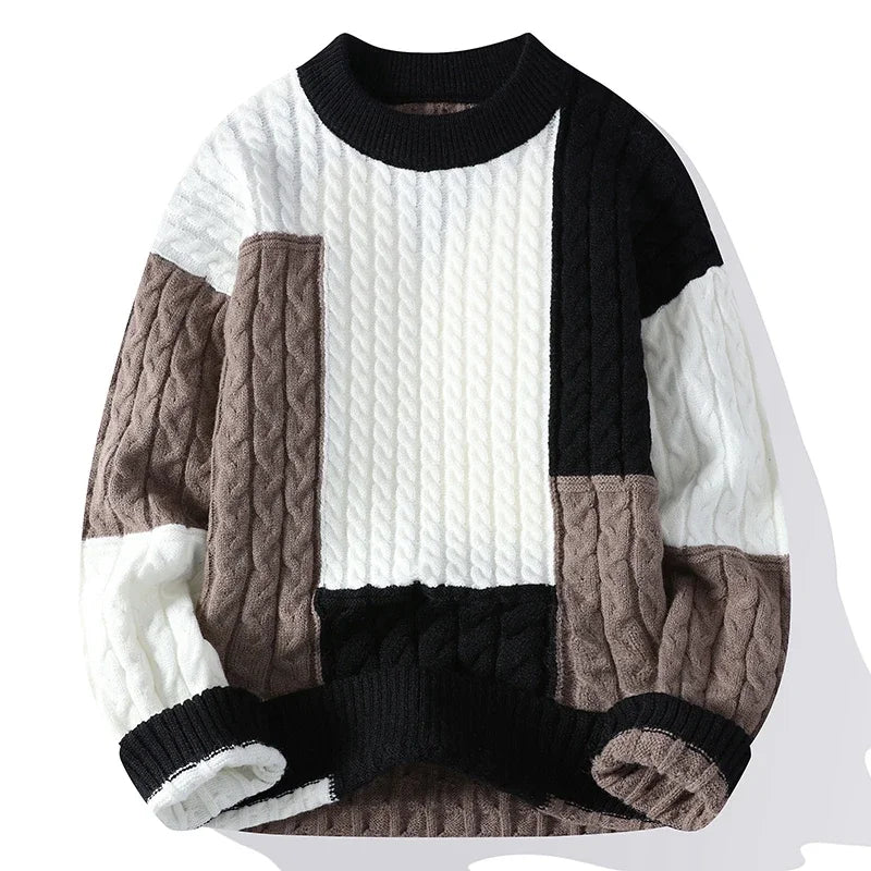 Le Clair™ | Pullover Color Block Casual per Uomini