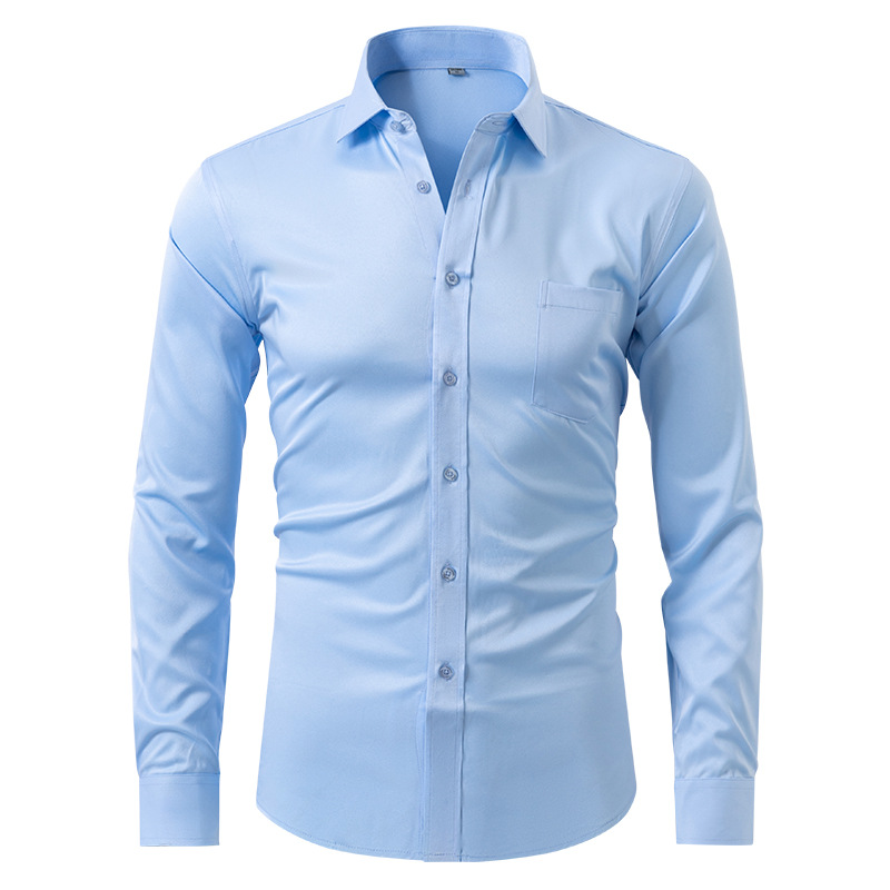 Orlando – Camicia Elasticizzata Senza Pieghe